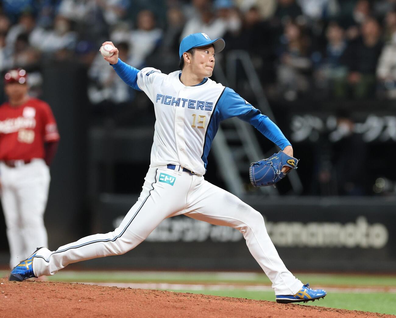 日本ハム対楽天　6回に登板の玉井大翔（撮影・黒川智章）＝2026年5月20日