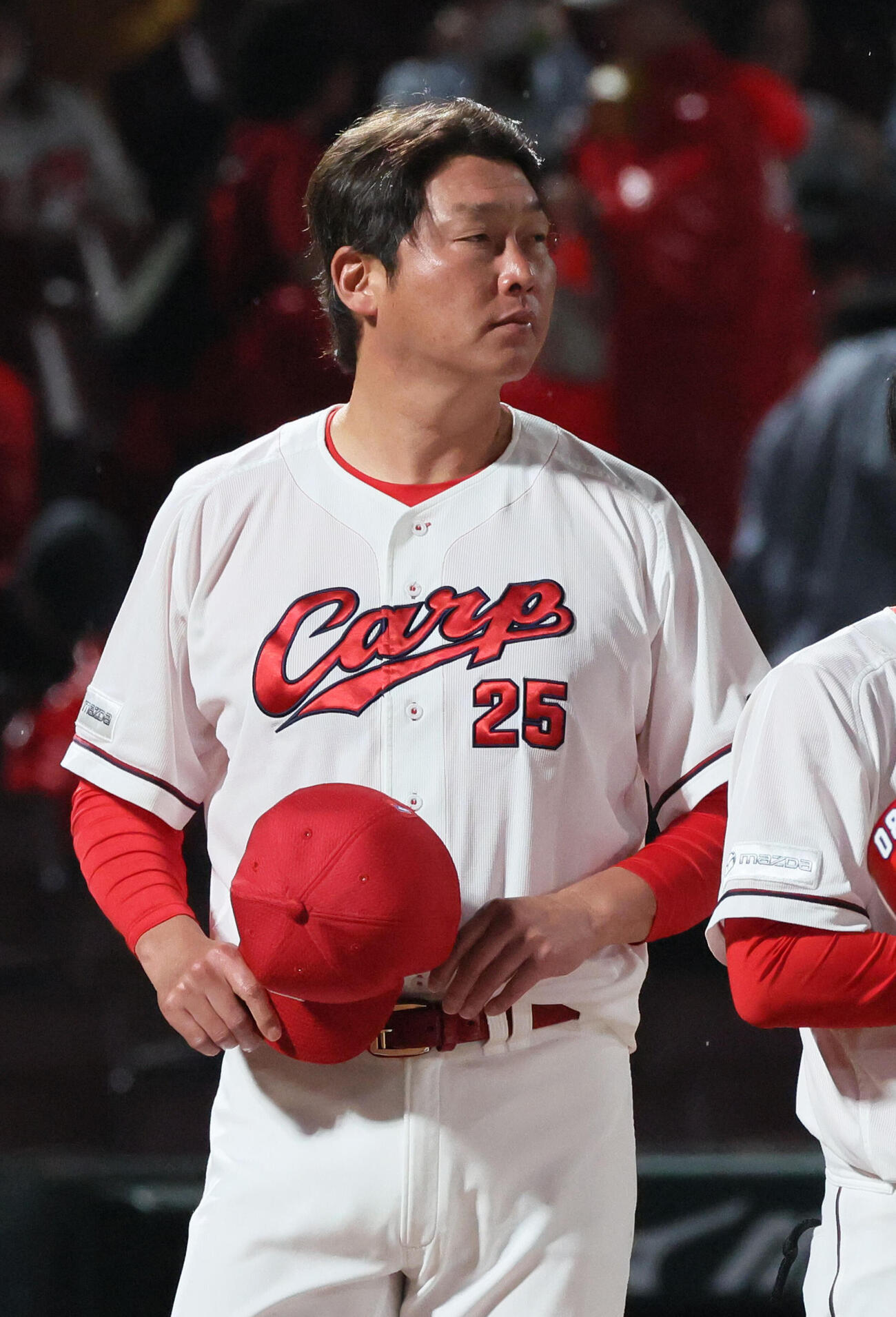 広島対DeNA　敗れた新井貴浩監督（撮影・加藤孝規）