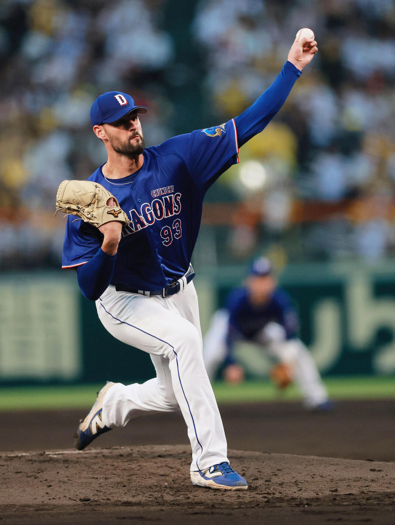 セ・リーグ11回戦　阪神対中日　中日先発のカイル・マラー（撮影・上山淳一）
