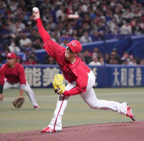【広島】森下暢仁６回３失点で今季３勝目　対中日戦の連敗９でストップ「チームのため腕振れたら」