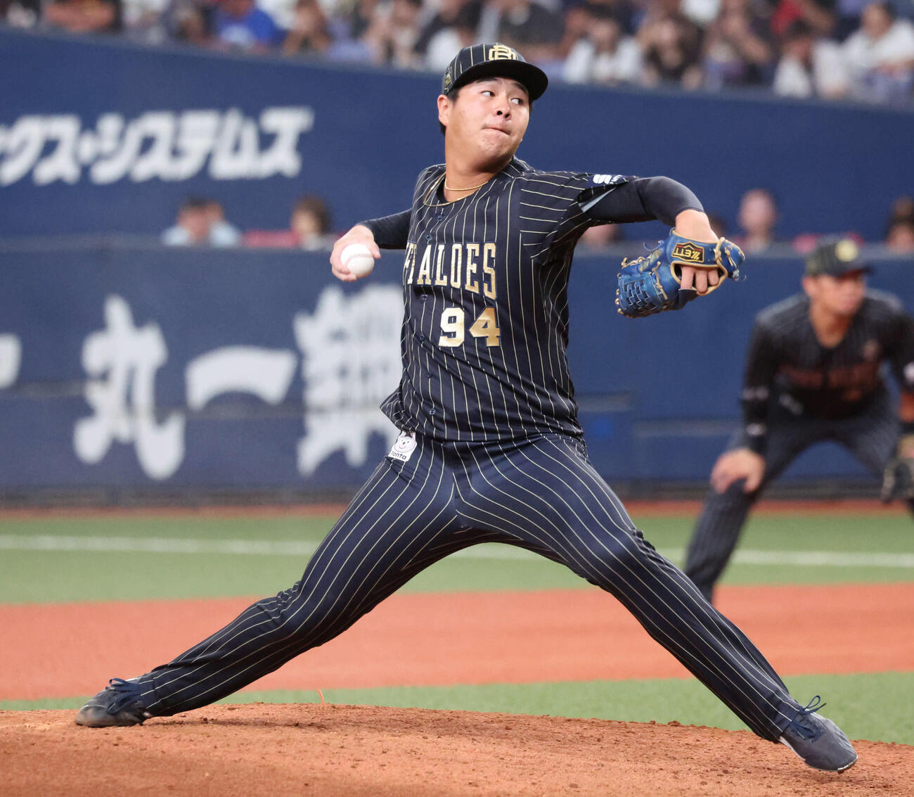 オリックス川瀬堅斗（2025年8月26日撮影）