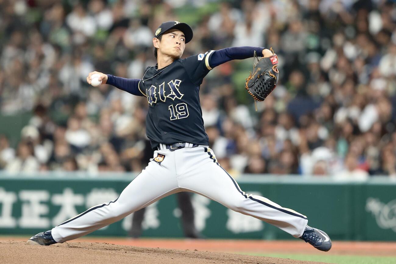 西武対オリックス　先発登板するオリックス山岡泰輔（撮影・河田真司）＝2026年5月24日