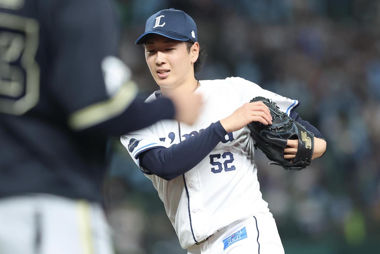 西武対オリックス　7回表を抑える篠原響（撮影・河田真司）＝2026年5月24日