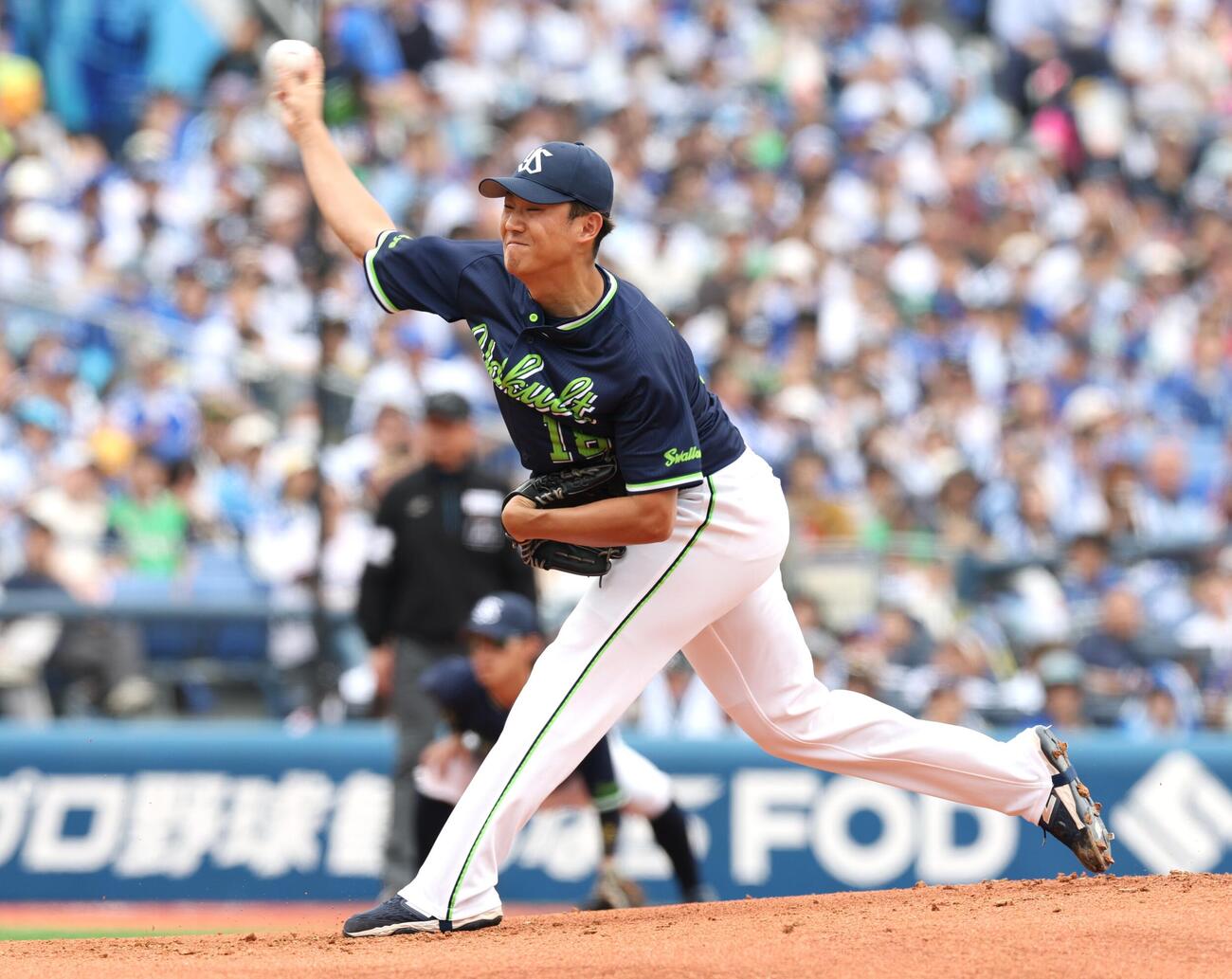 DeNA対ヤクルト　ヤクルト先発の奥川恭伸（撮影・黒川智章）＝2026年5月24日
