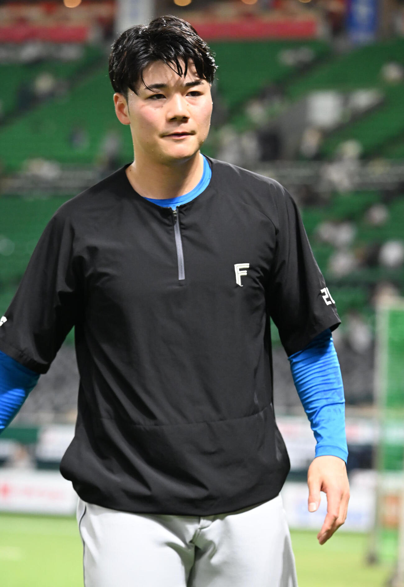 2026年5月24日、ソフトバンク戦で試合前練習を行う清宮幸太郎