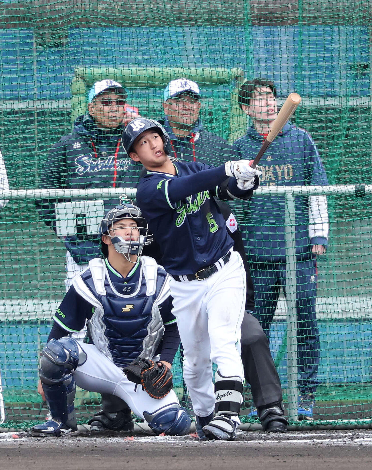 ヤクルト松下歩叶（2026年2月撮影）　