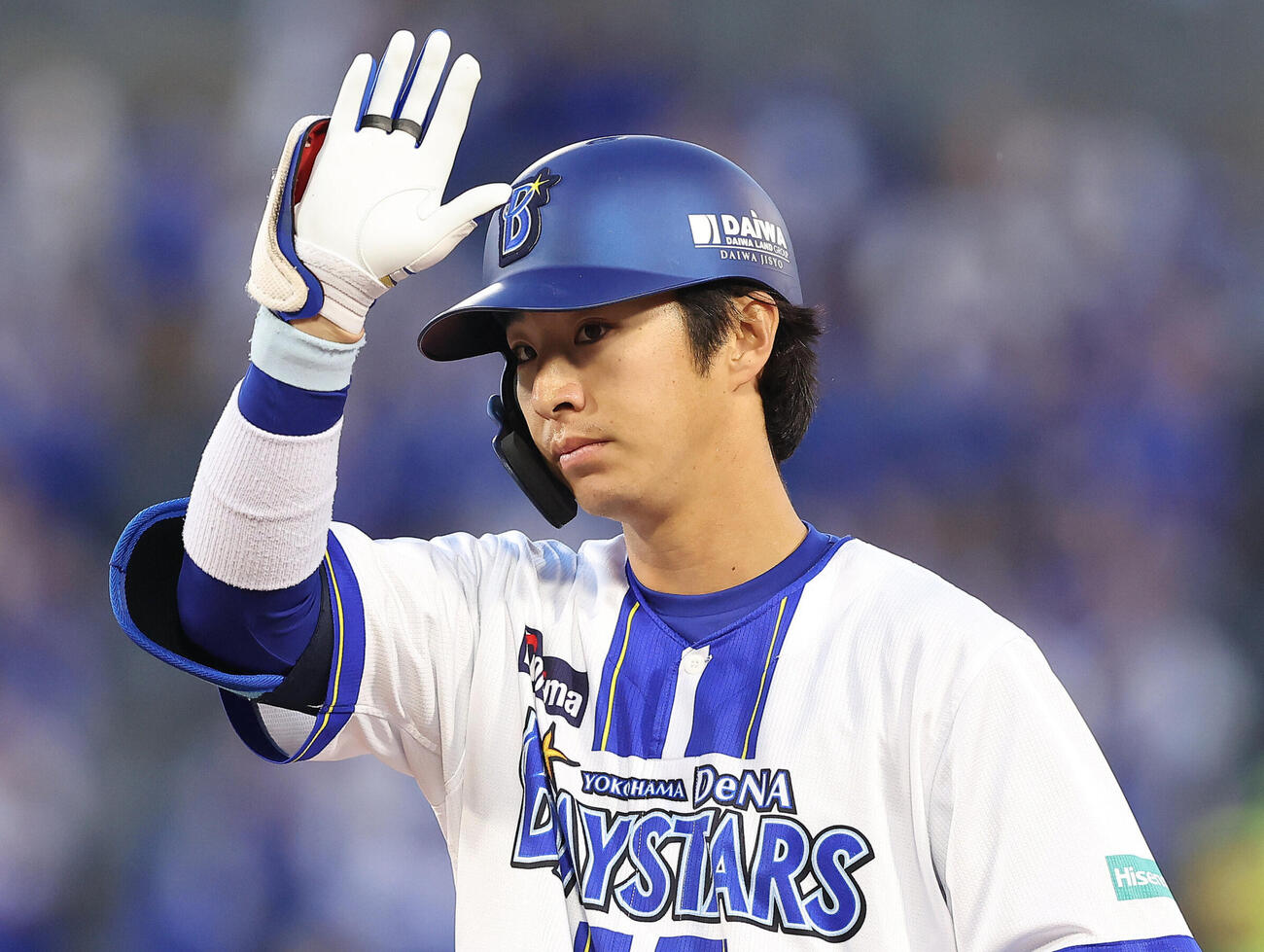 DeNA度会隆輝（2026年5月12日撮影）