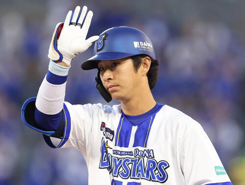 DeNA度会隆輝（2026年5月12日撮影）