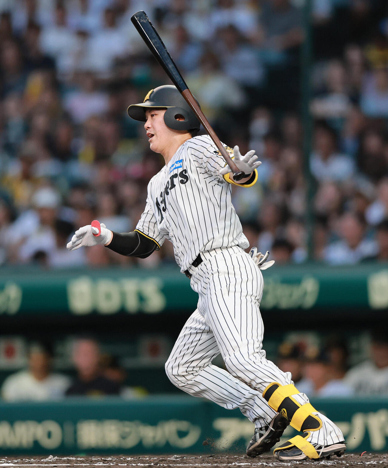 セ・パ交流戦　阪神対日本ハム1回戦　阪神対日本ハム　3回裏阪神1死、安打を放つ伏見寅威（撮影・上山淳一）＝2026年5月26日
