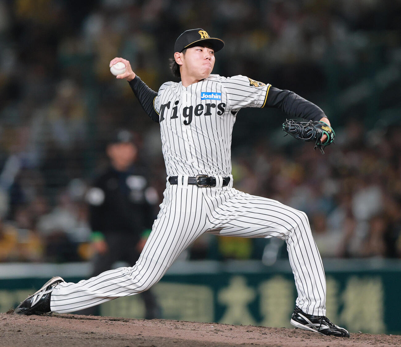 セ・パ交流戦　阪神対日本ハム1回戦　阪神対日本ハム　7回表に登板する阪神工藤泰成（撮影・上山淳一）＝2026年5月26日