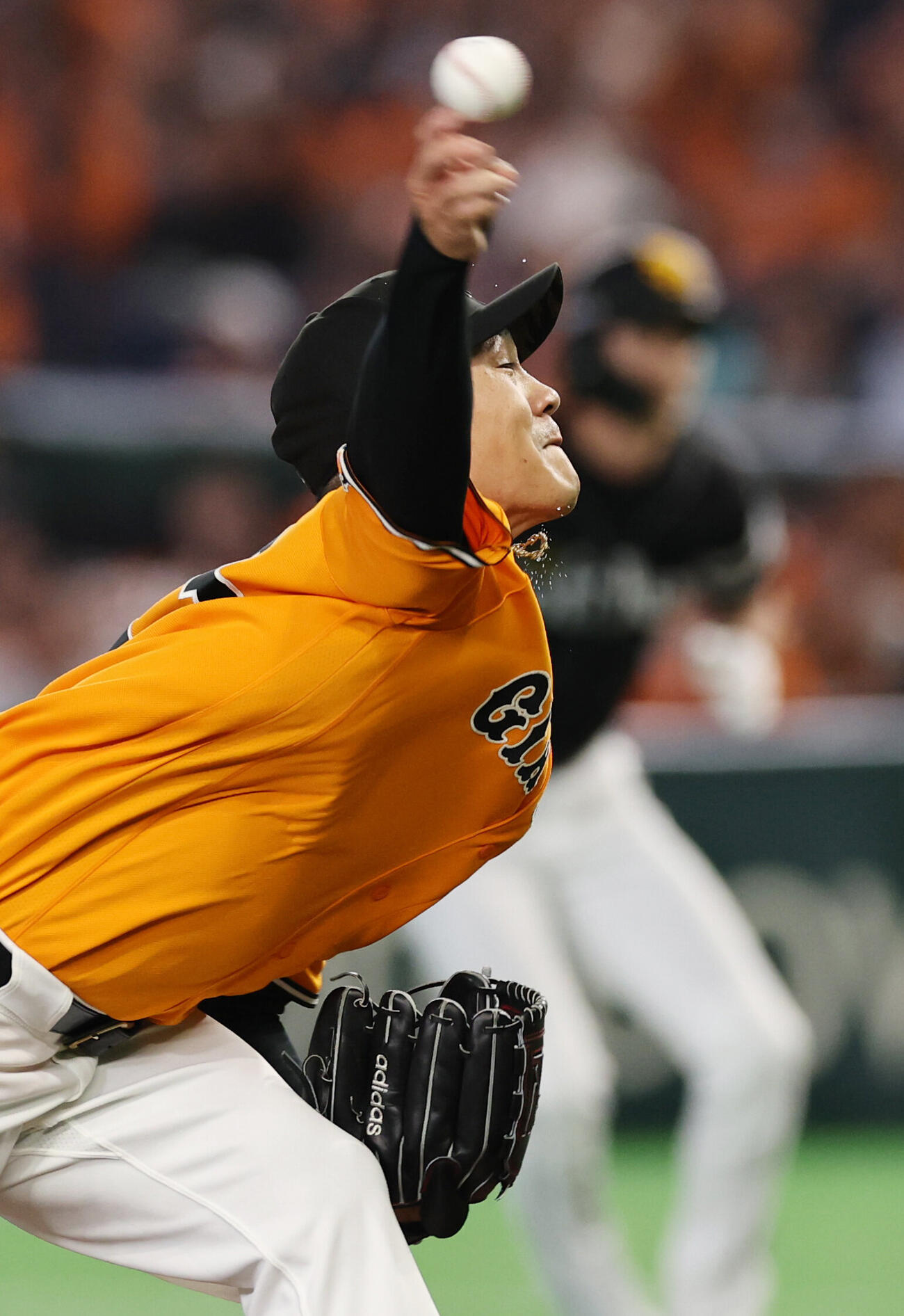 巨人対ソフトバンク　巨人先発の則本昂大（撮影・野上伸悟）＝2026年5月26日