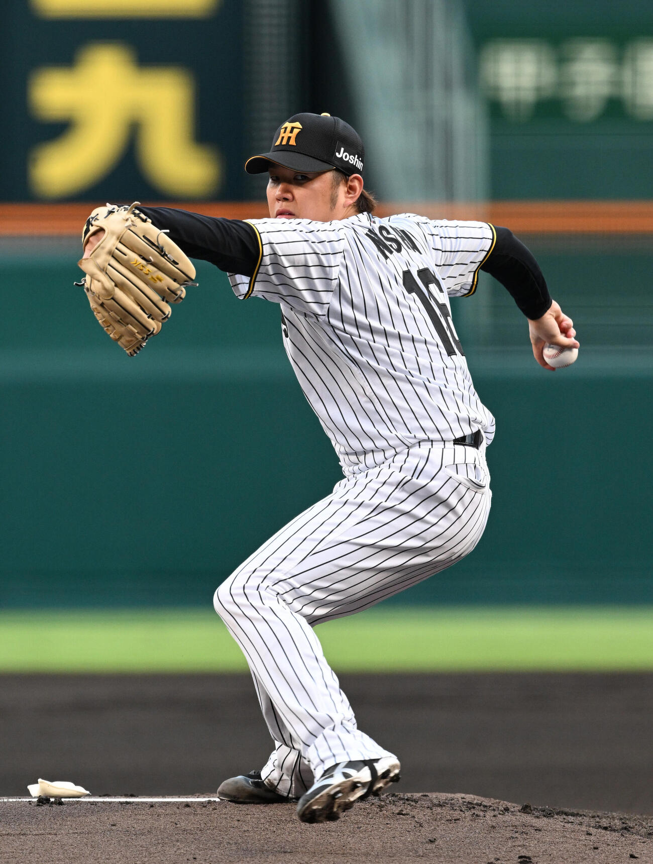 阪神対日本ハム　先発する阪神西勇輝（撮影・和賀正仁）＝2026年5月26日