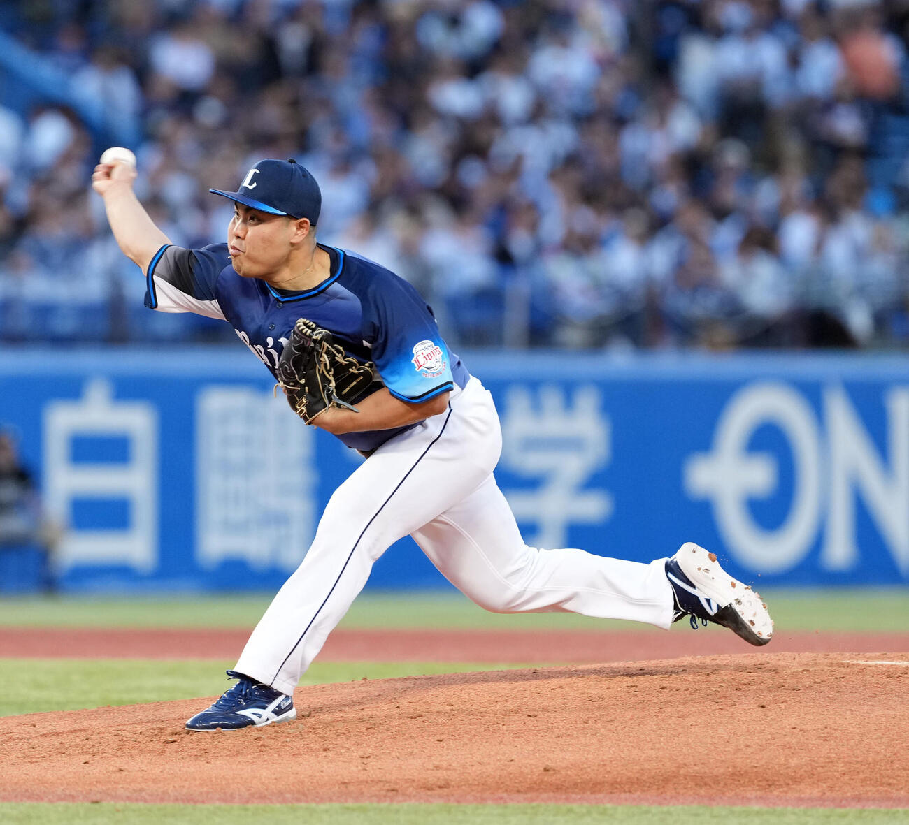ヤクルト対西武　力投する西武先発の平良海馬（撮影・たえ見朱実）＝2026年5月26日