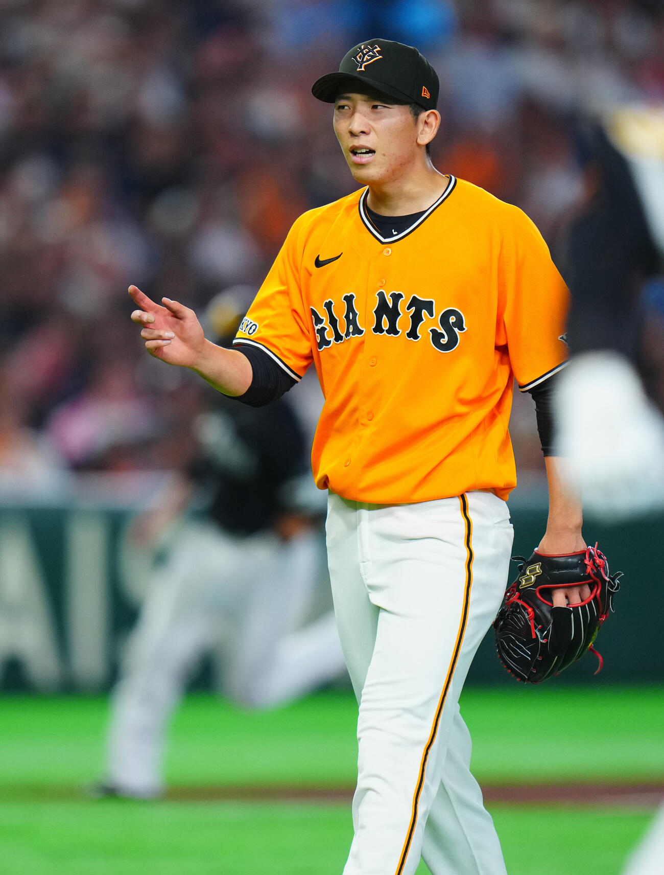 交流戦　巨人対ソフトバンク　巨人先発の戸郷翔征（撮影・垰建太）