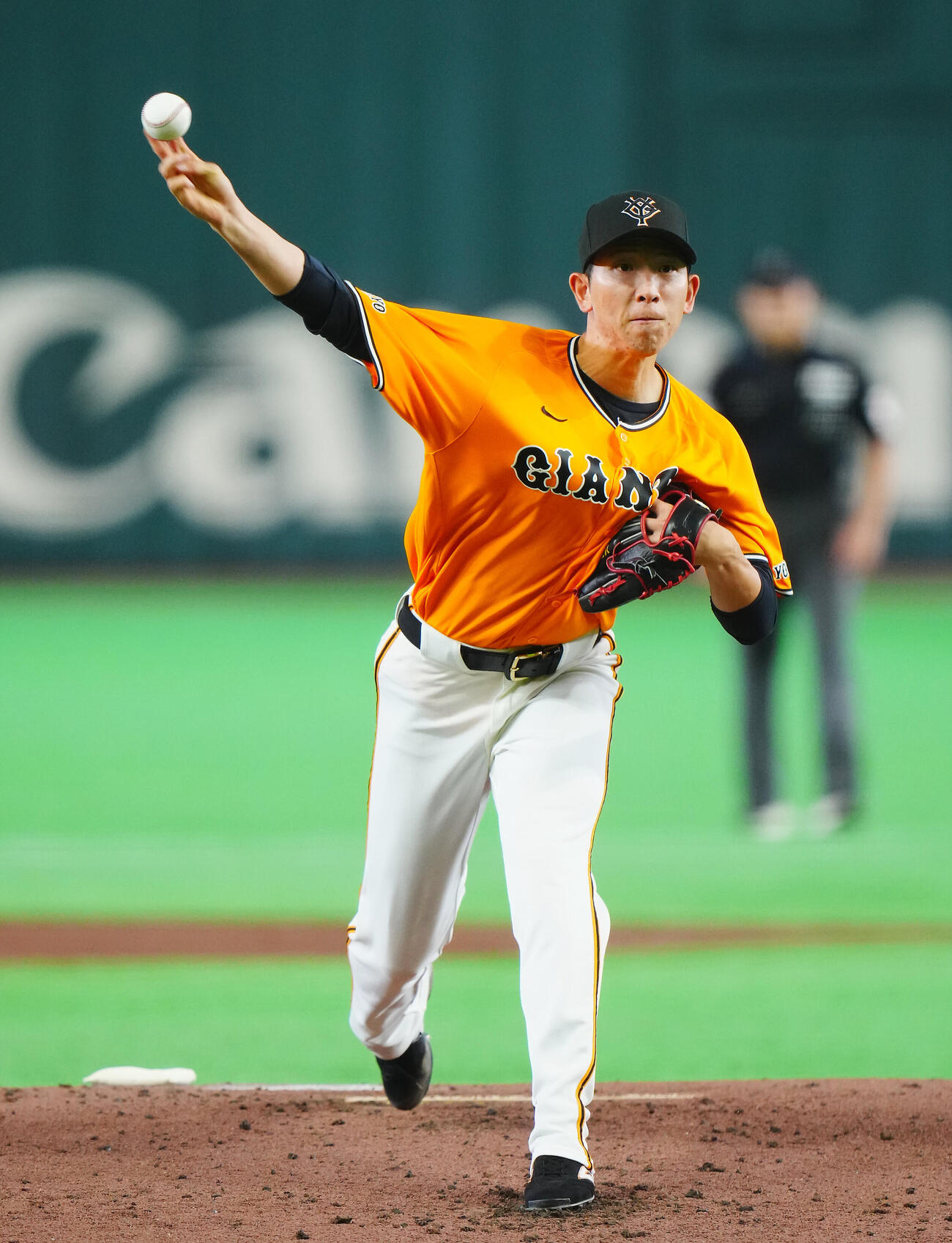 交流戦　巨人対ソフトバンク　力投する巨人先発の戸郷翔征（撮影・垰建太）＝2026年5月26日