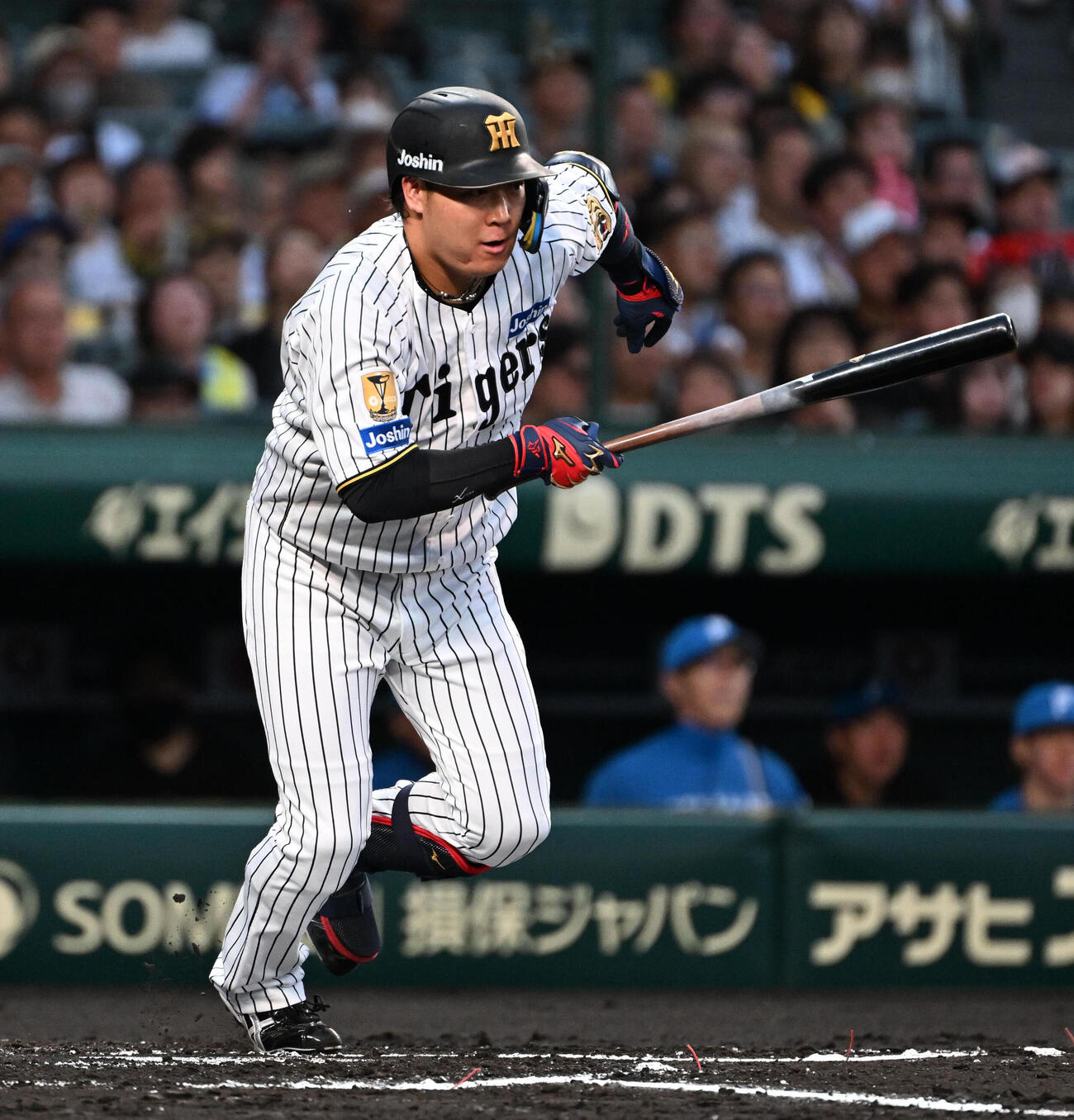阪神対日本ハム　1回裏阪神2死一、二塁　大山悠輔は先制適時打を放つ（撮影・石井愛子）＝2026年5月28日