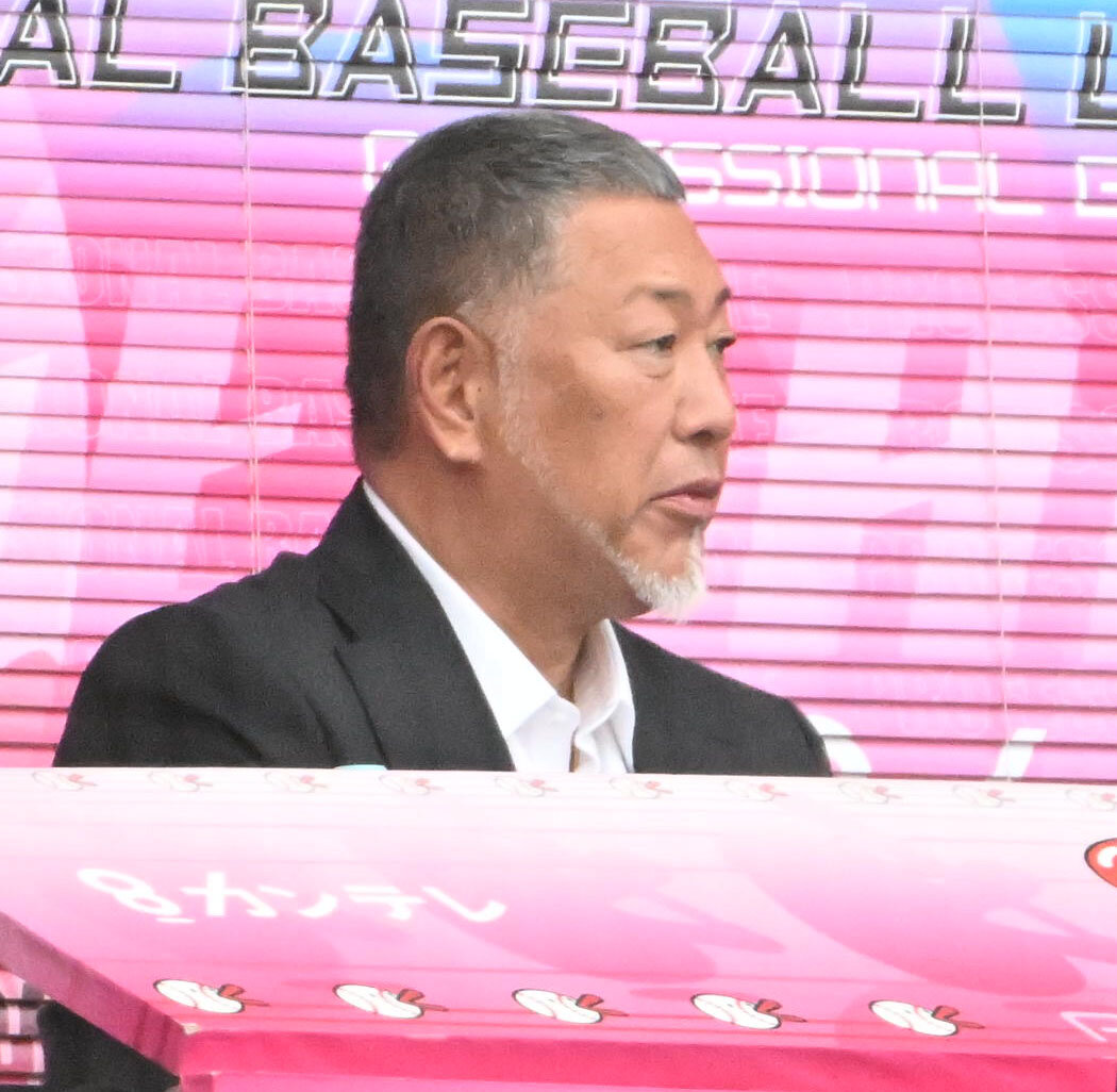 阪神対日本ハム　解説を務める清原和博氏（撮影・石井愛子）