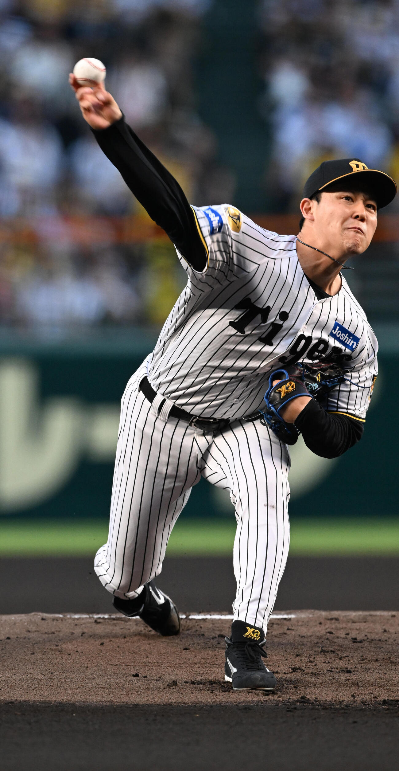 阪神対日本ハム　阪神先発の木下里都（撮影・和賀正仁）