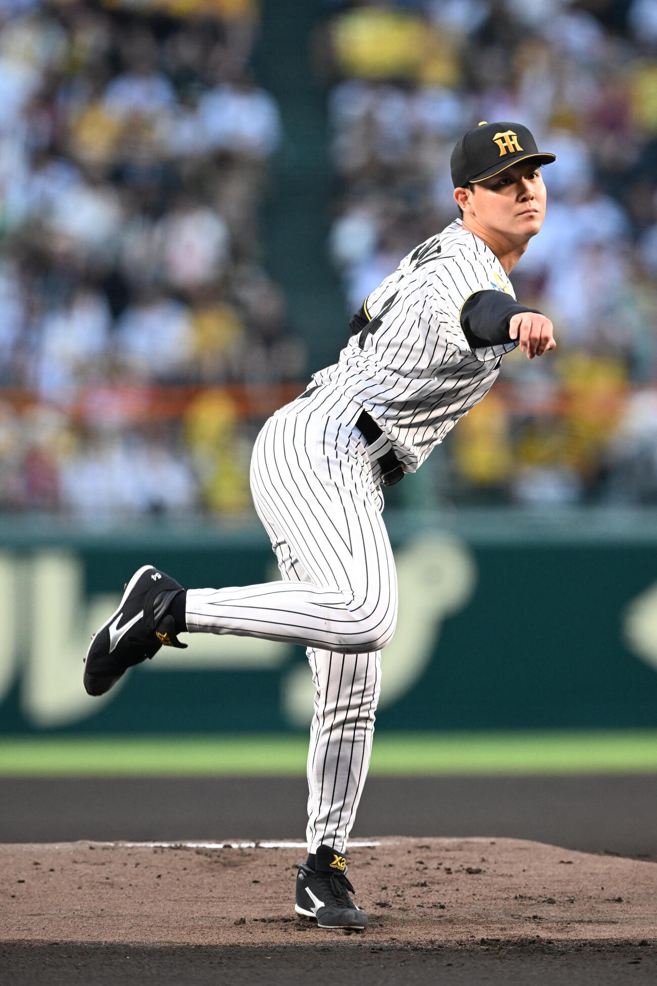 阪神対日本ハム　阪神先発の木下里都（撮影・和賀正仁）