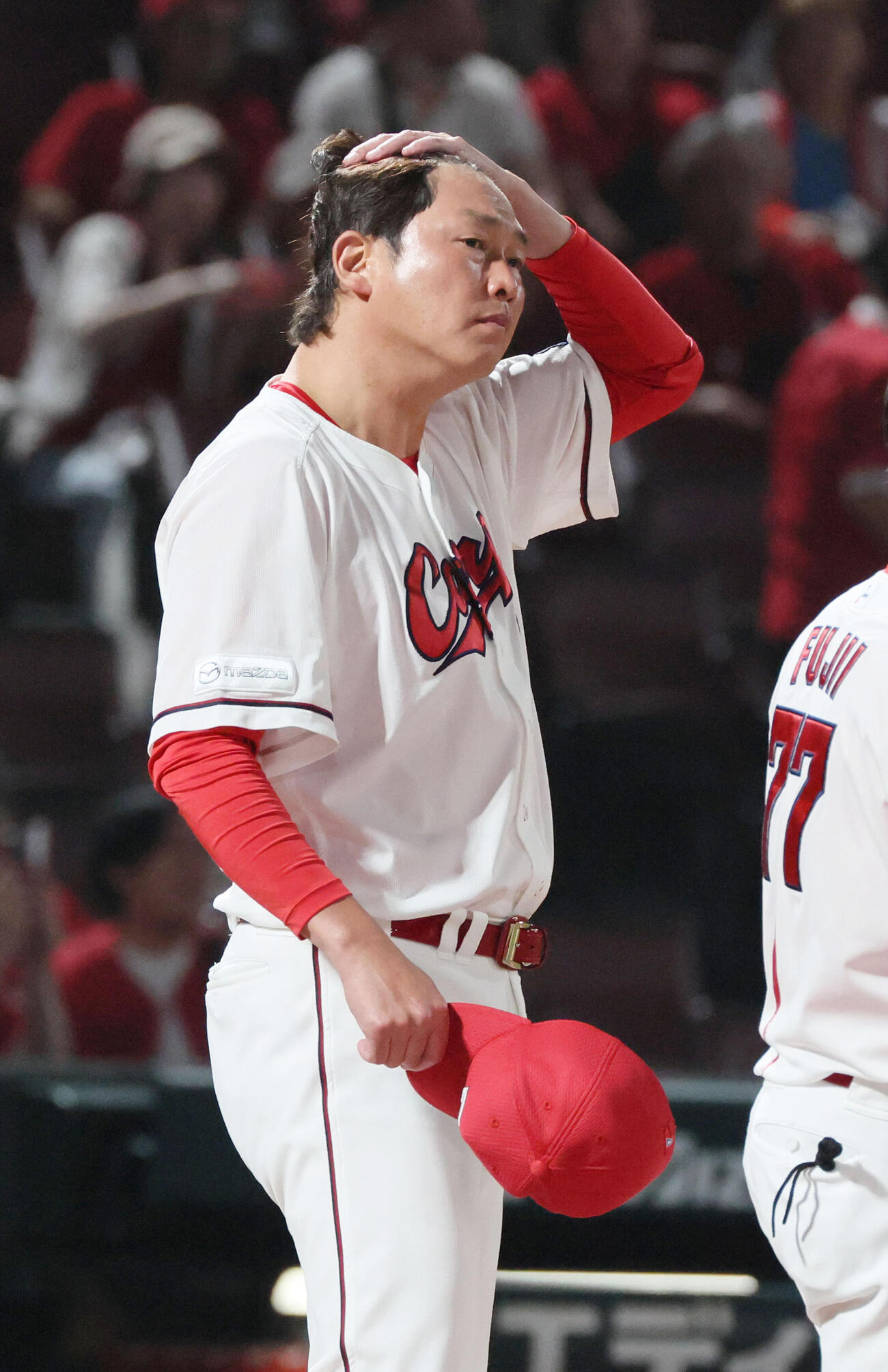 広島対ロッテ　ロッテの位3連敗の新井貴浩監督（撮影・加藤孝規）