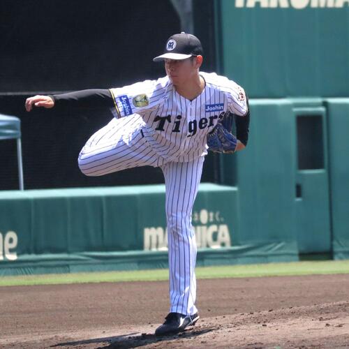 【阪神】下村海翔、シート打撃に登板　西純矢との「ドラ１対決」も実現　３イニング想定投げきる