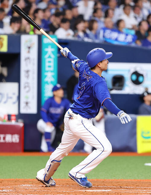 【中日】石伊雄太「早い回に追いつけてよかった」自己最多更新の４号ソロで試合を振り出しに