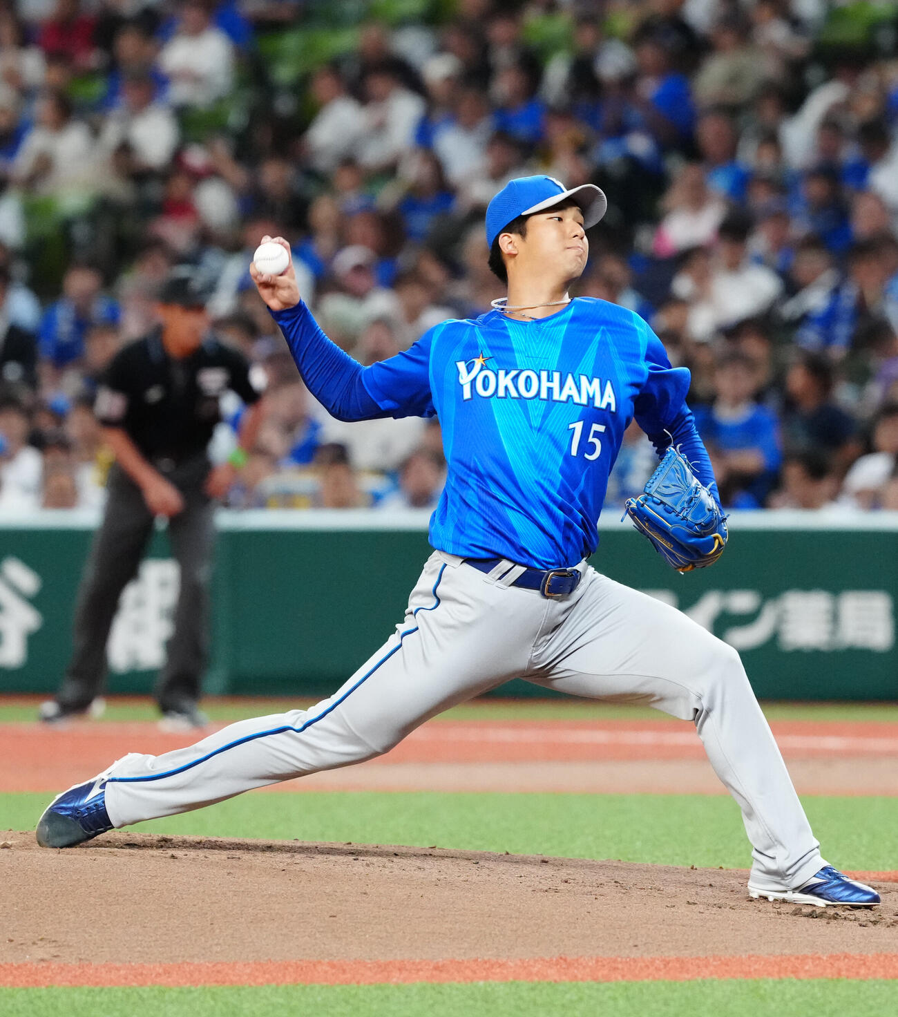交流戦　西武対DeNA DeNA先発の島田舜也（撮影・江口和貴）