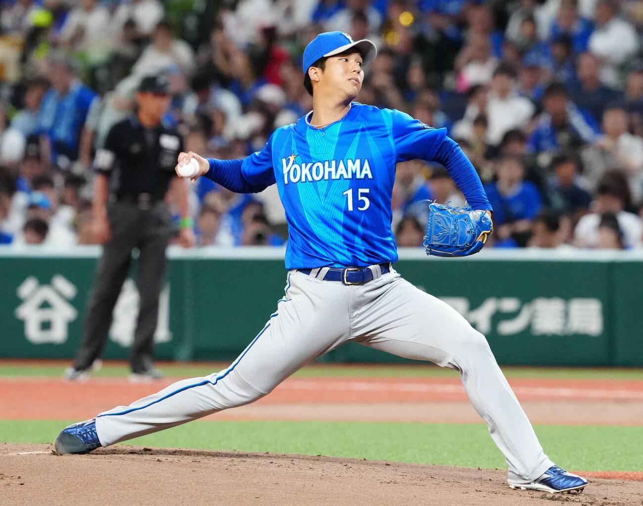交流戦　西武対DeNA DeNA先発の島田舜也（撮影・江口和貴）
