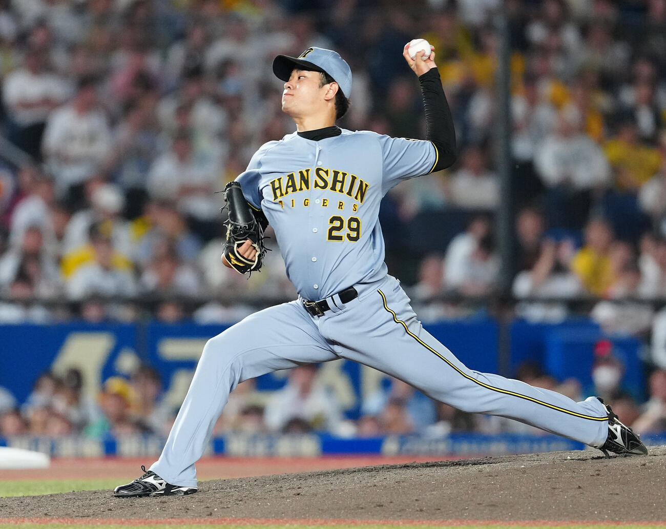 ロッテ対阪神　先発し力投する阪神高橋遥人（撮影・鈴木みどり）