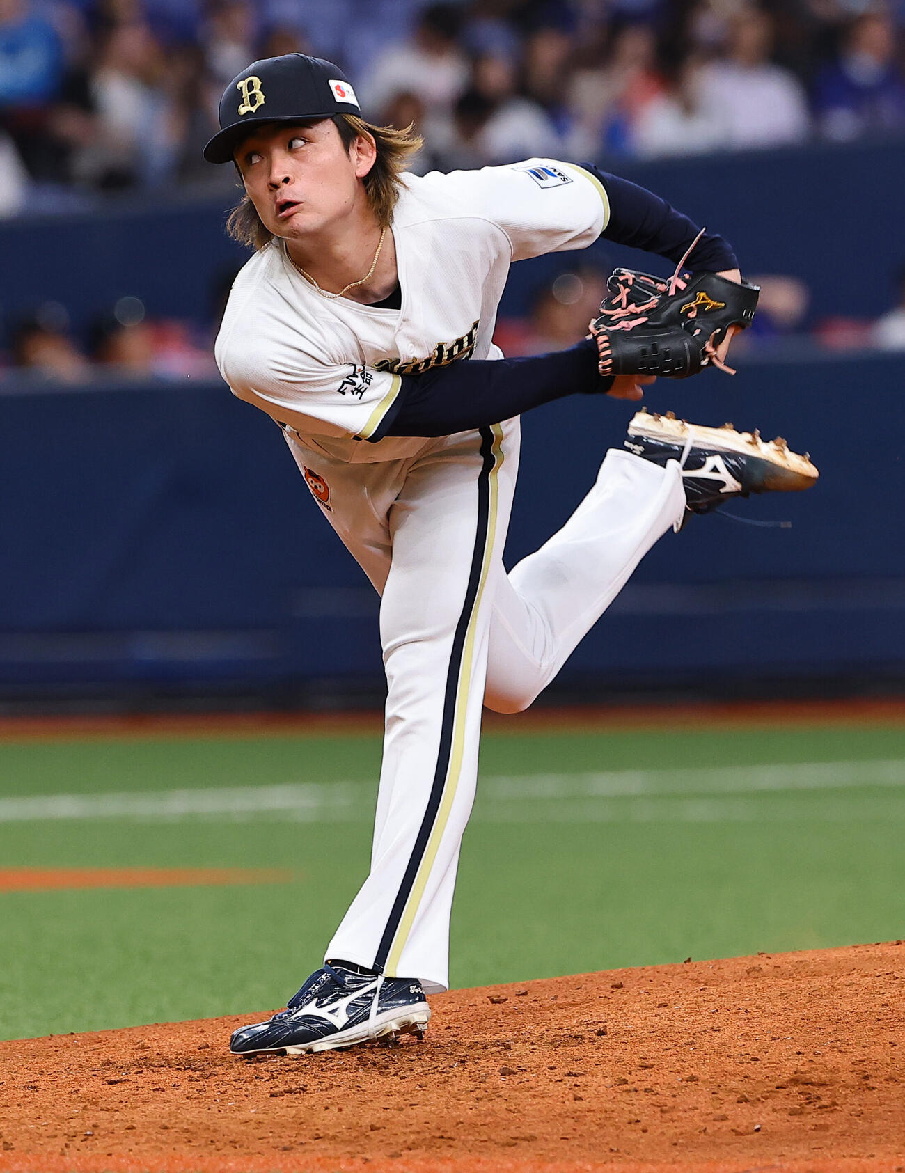 オリックス対中日　オリックス3番手の寺西成騎（撮影・上田博志）