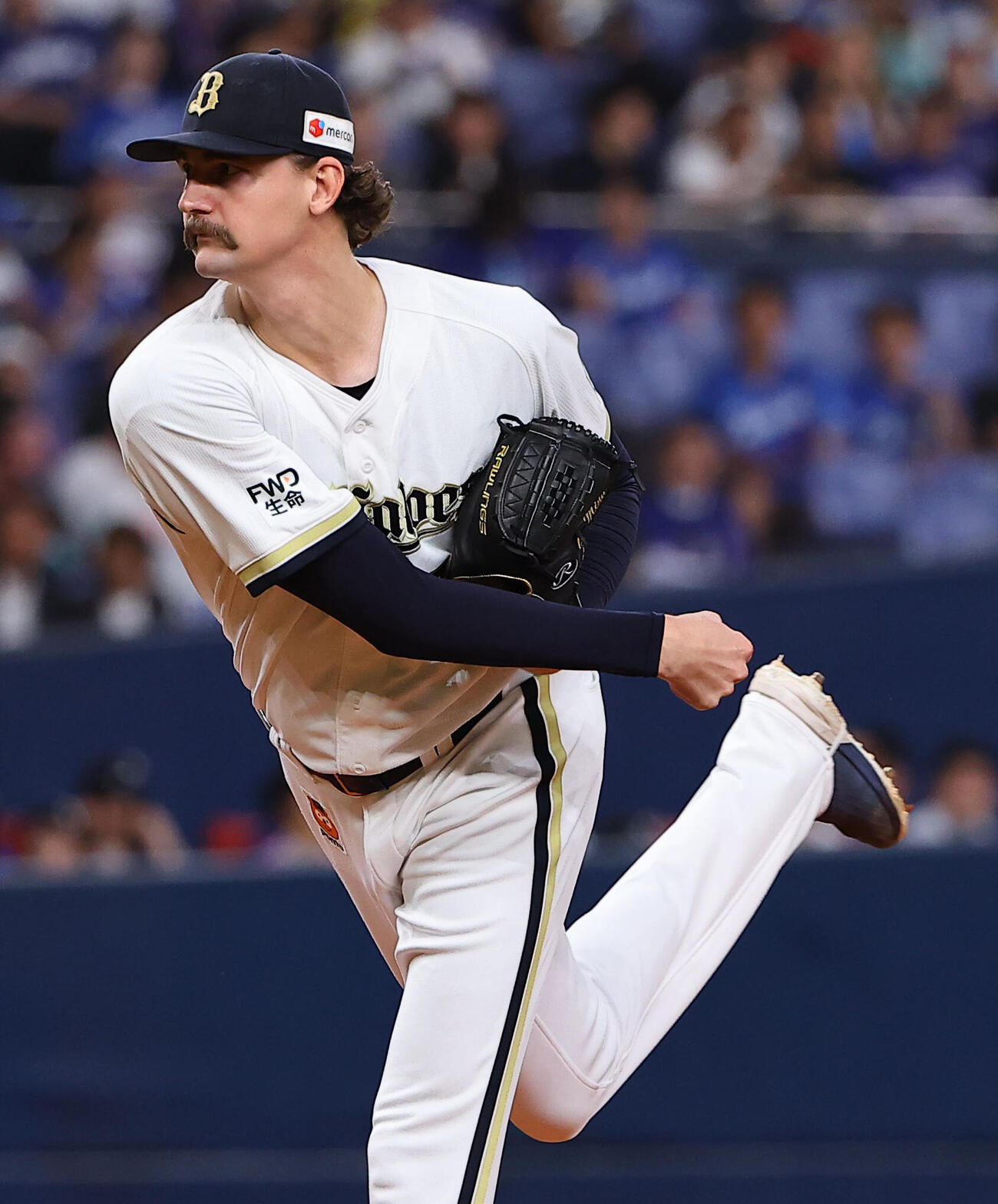 オリックス対中日　オリックス先発のジェリー（撮影・上田博志）