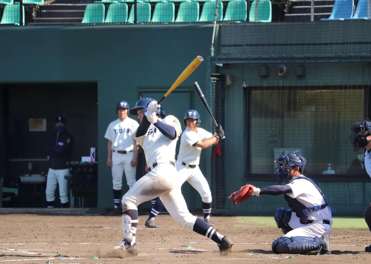 桐蔭学園時代の松下歩叶（2021年4月撮影）