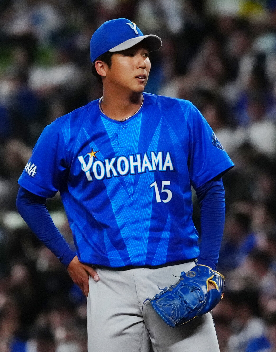 交流戦　西武対DeNA 4回裏西武無死、アレクサンダー・カナリオにソロ本塁打を浴びる島田舜也（撮影・江口和貴）