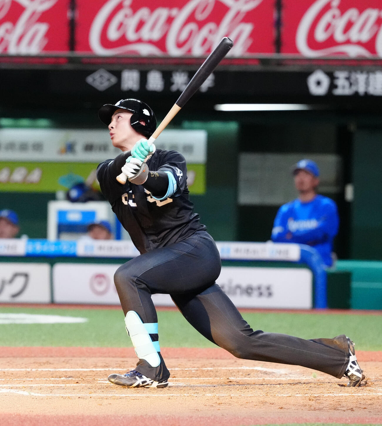 交流戦　西武対DeNA 2回裏西武無死、中飛に倒れる長谷川信哉（撮影・江口和貴）