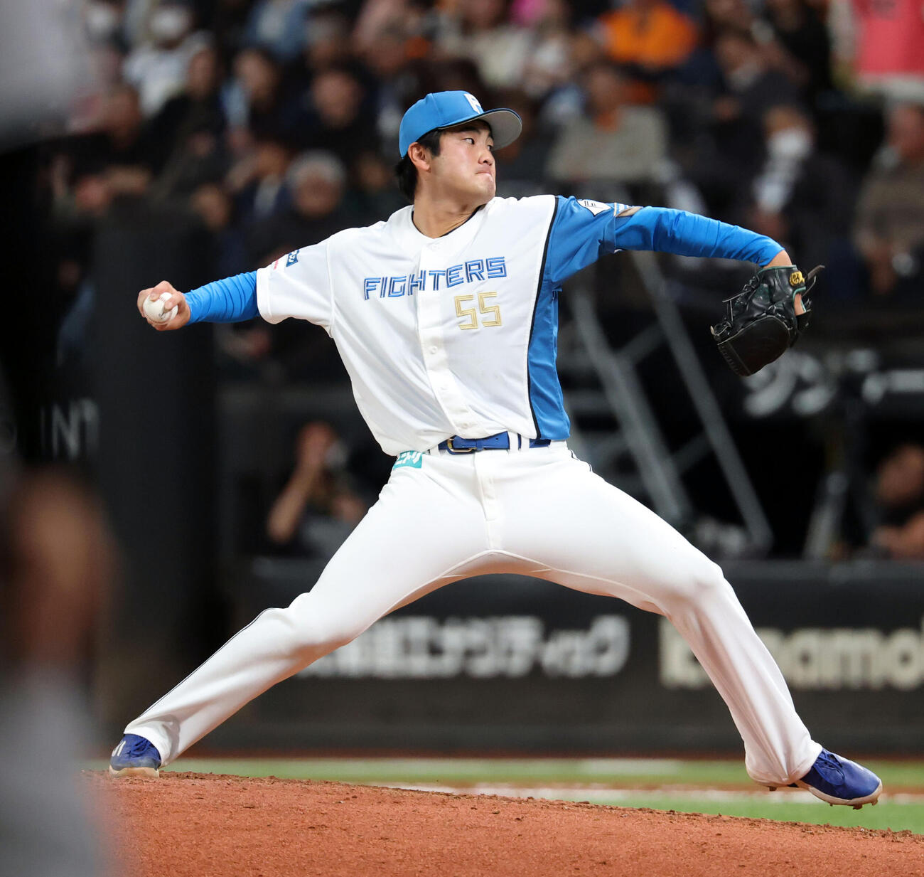 日本ハム対巨人　7回表巨人の攻撃を抑えた菊地大稀（撮影・浅見桂子）＝2026年5月29日