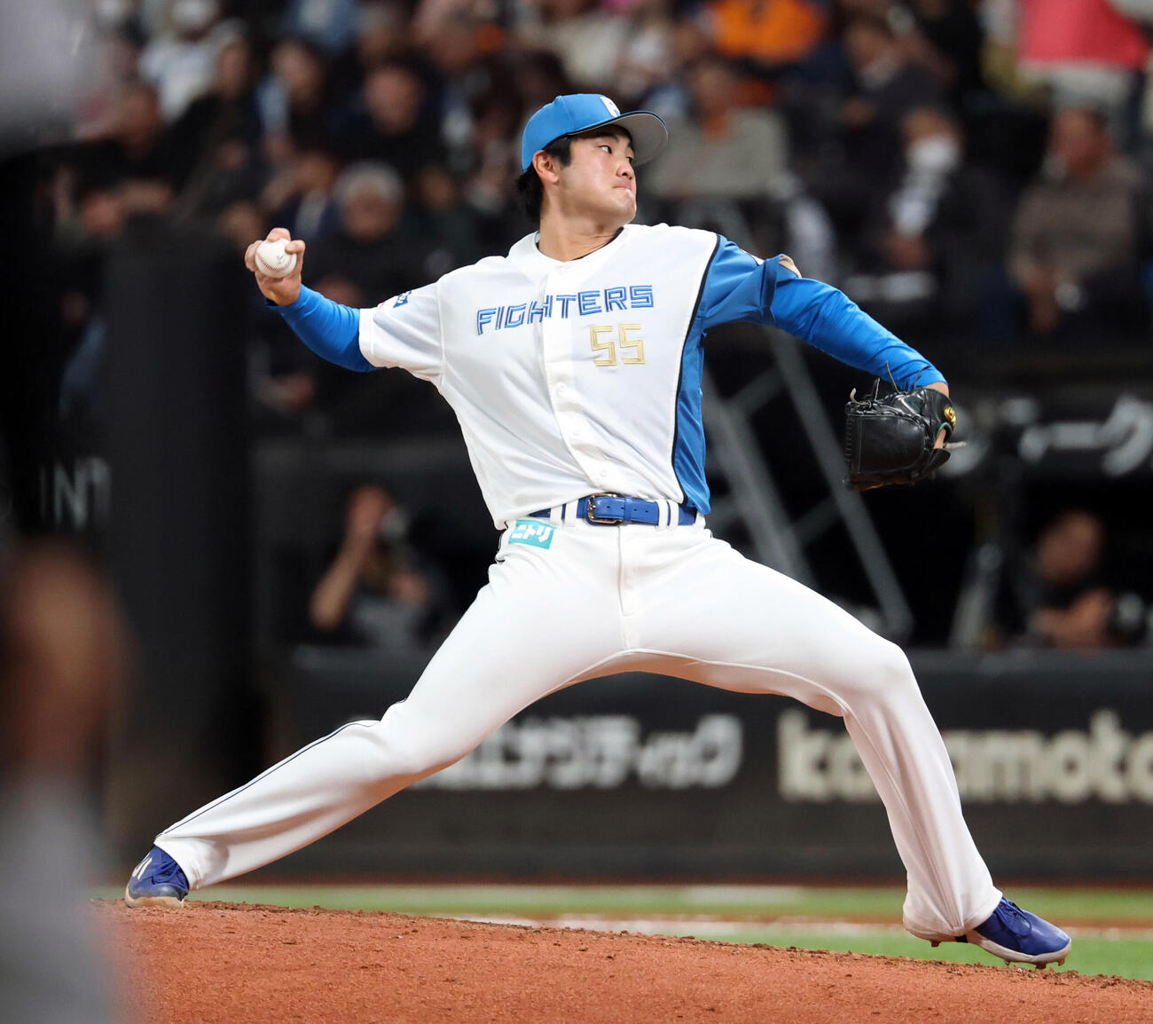 日本ハム対巨人　7回表巨人の攻撃を抑えた菊地大稀（撮影・浅見桂子）＝2026年5月29日