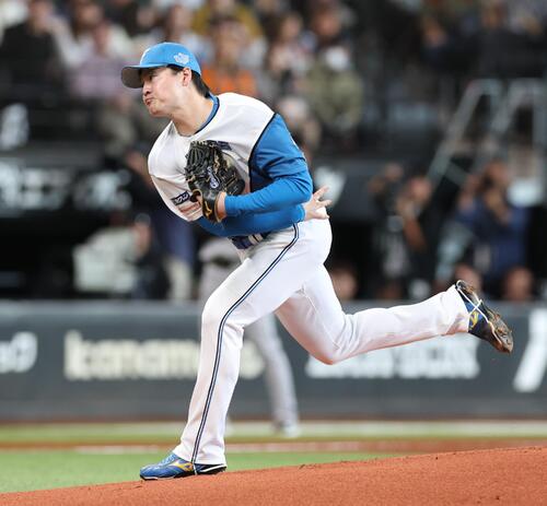 【日本ハム】約１カ月ぶり登板の有原航平　２回で早くも３失点　巨人キャベッジ、岸田に連続被弾