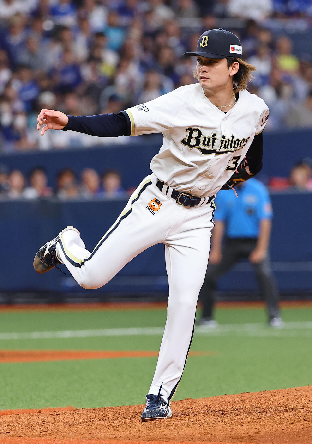 オリックス対中日　オリックス2番手の寺西成騎（撮影・上田博志）＝2026年5月30日
