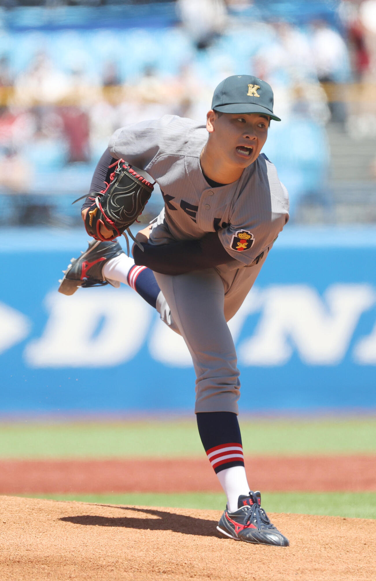 6大学野球　慶大対早大　先発した慶大・渡辺和大（撮影・柴田隆二）（＝2026年5月30日）