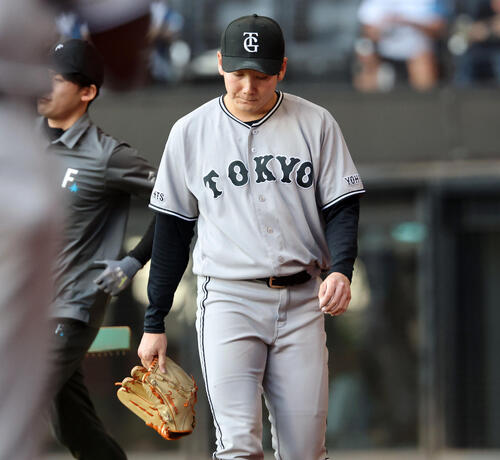 巨人】竹丸和幸 プロ初完投も4敗目、8回3失点10奪三振も打線援護に