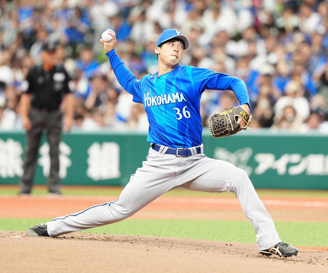 交流戦　西武対DeNA DeNA先発の尾形崇斗（撮影・江口和貴）