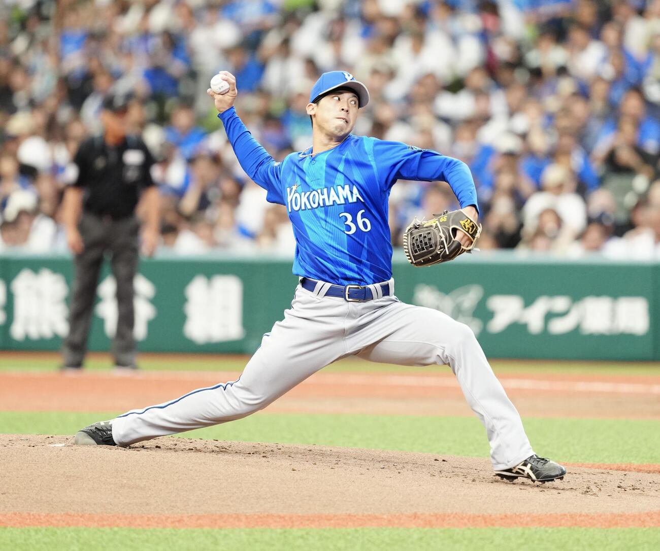 交流戦　西武対DeNA DeNA先発の尾形崇斗（撮影・江口和貴）
