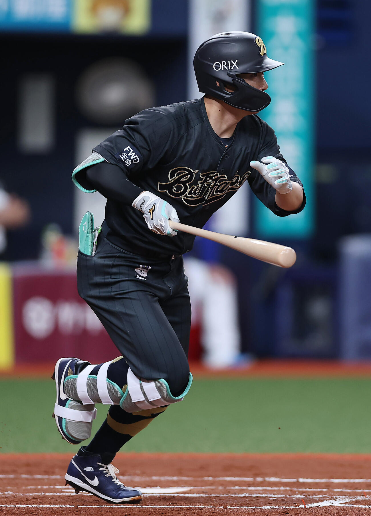 オリックス対中日　1回裏オリックス1死三塁、右前適時打を放つ西川龍馬（撮影・前田充）
