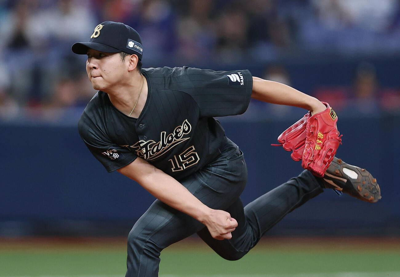 オリックス対中日　オリックス4番手の椋木蓮（撮影・前田充）