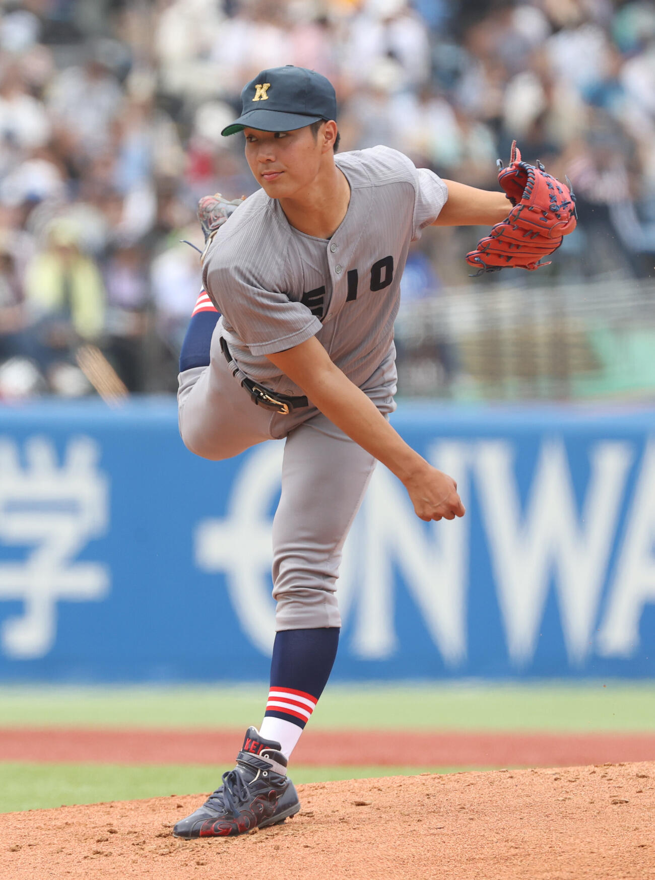 6大学野球　慶大対早大　先発した慶大・広池浩成（撮影・柴田隆二）（＝2026年5月31日）