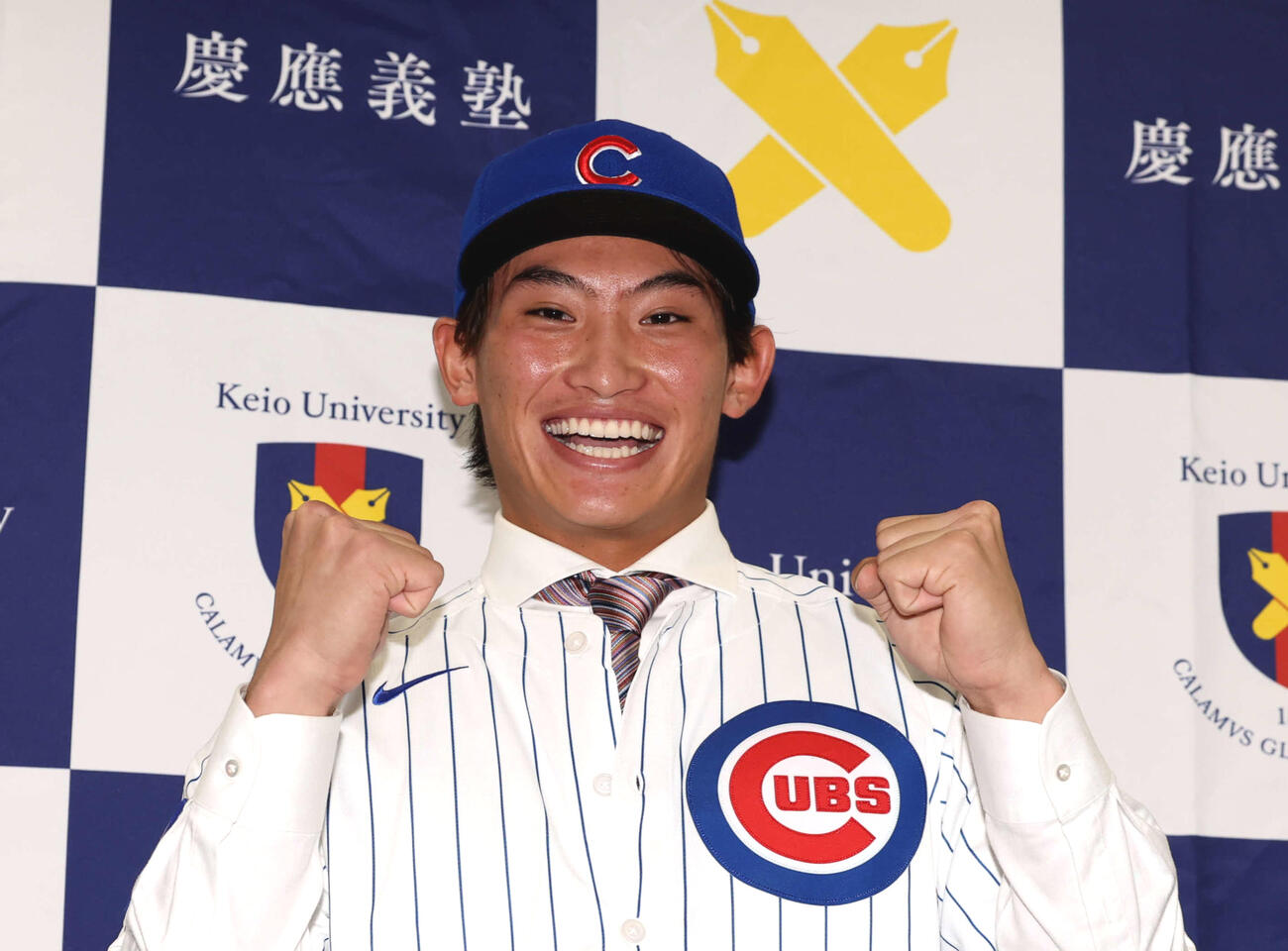 カブスとマイナー契約を結んだ常松広太郎（2026年撮影）
