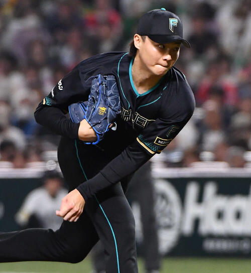日本ハム山崎福也(2026年3月撮影)