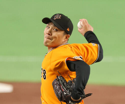 巨人則本昂大(2026年撮影)
