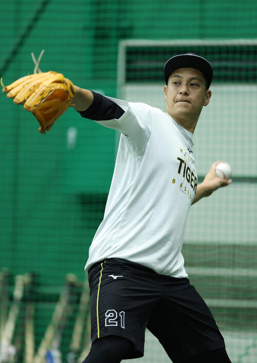 【阪神】大竹耕太郎「準備するしかない」台風に負けず３日西武戦へ調整　４試合ぶりの３勝目指す