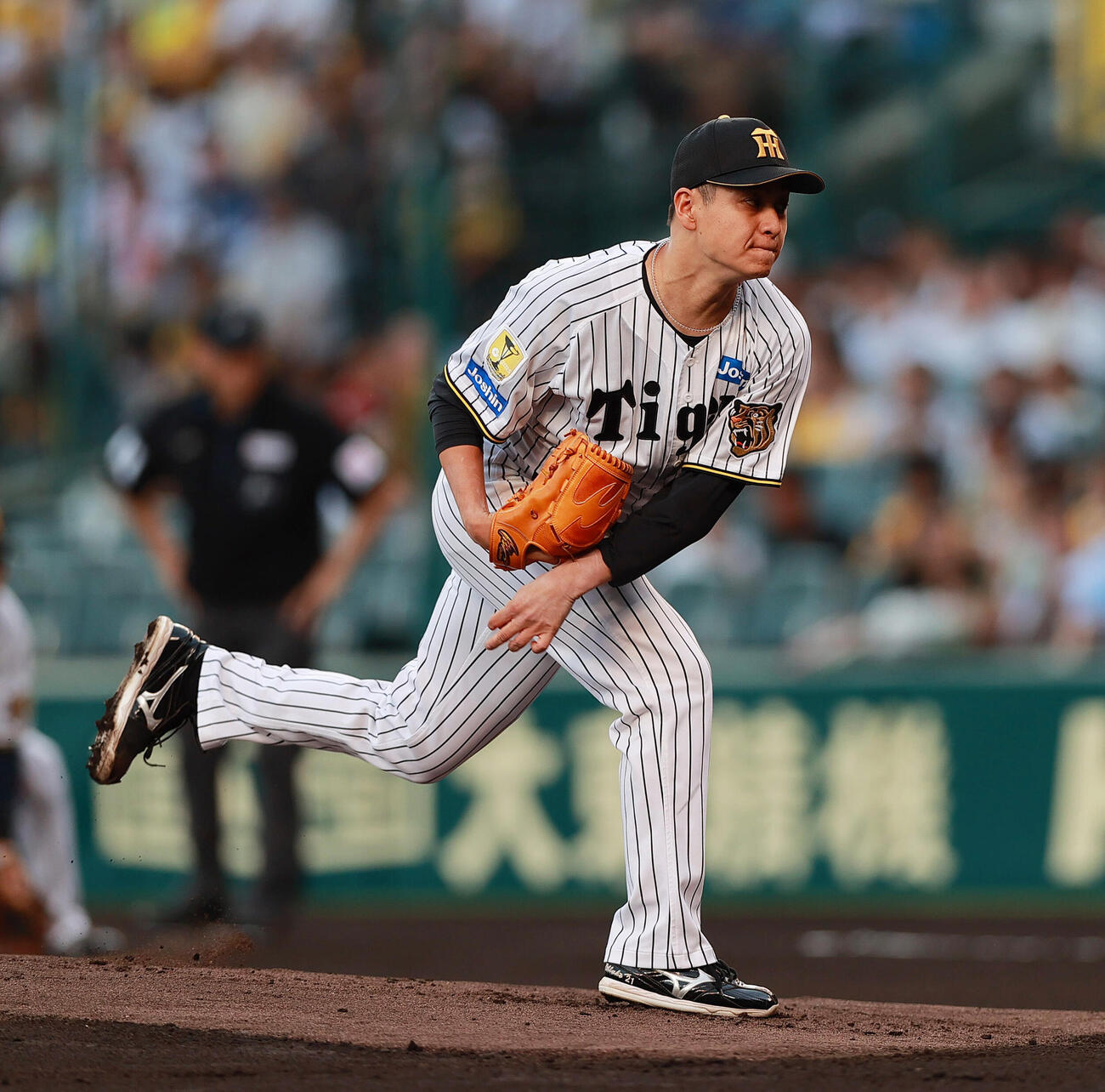 阪神対西武　阪神先発の大竹耕太郎（撮影・上山淳一）